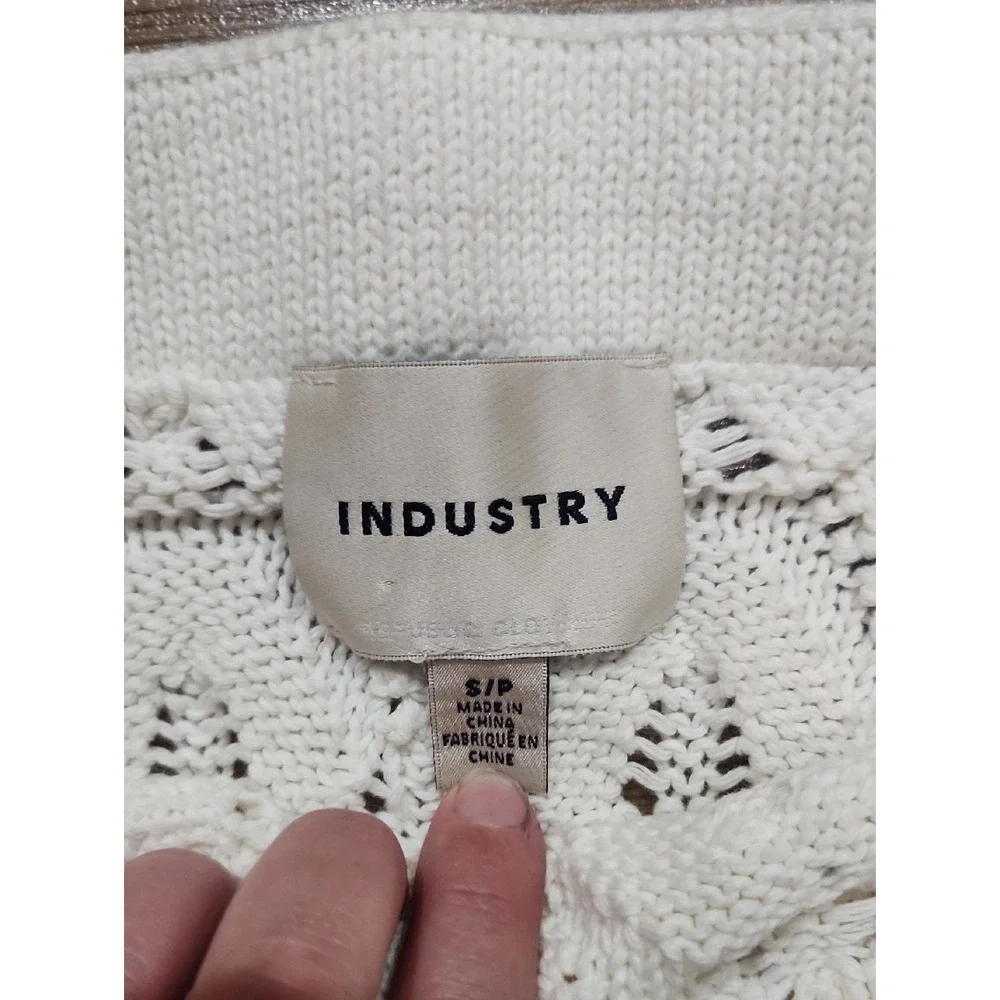 Industry Knit Crystal Baddie‎ Sweater Midi Rich Mom Pencil Skirt Stretch Small